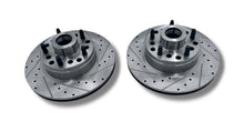 Load image into Gallery viewer, Mustang II 2 Front Disc Brake Conversion Kit with 11" Drilled/Slotted Rotors Stainless Steel Brake Lines - SAE-Speed