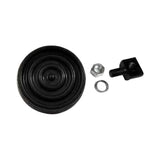 Round Rubber Brake Pedal Pad W/ Mount