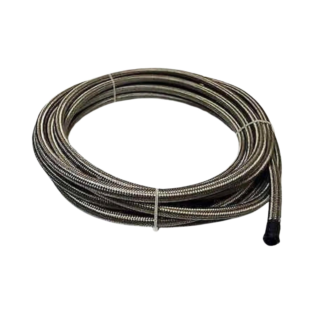 -6 An Stainless Steel Braided Hose Rubber Core 5 FT. Length - SAE-Speed