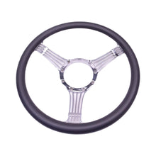 Load image into Gallery viewer, 14" Chrome Billet Aluminum Banjo Steering Wheel Adapter Horn Button Black - SAE-Speed