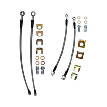 Load image into Gallery viewer, Stainless Steel Braided Brake Hose Front 7/16 Banjo And Rear 10MM X1.5 Banjo - SAE-Speed
