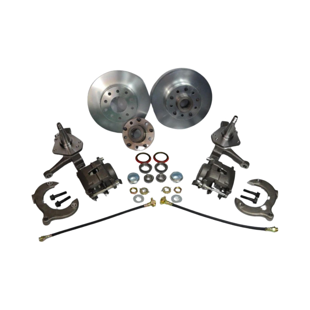 Mustang II Front Brake Kit 11" Rotors Dual 5X4.5" 5X4.75" Bolt Pattern - SAE-Speed