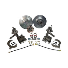 Load image into Gallery viewer, Mustang II Front Brake Kit 11" Rotors Dual 5X4.5" 5X4.75" Bolt Pattern - SAE-Speed