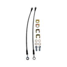 Load image into Gallery viewer, Stainless Steel Braided Brake Hose Front 16" Long 7/16 Banjo Bolt Pair - SAE-Speed