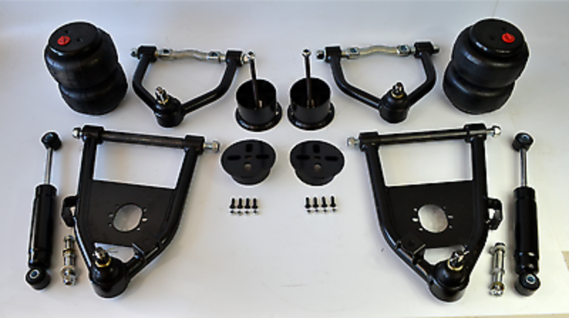 Mustang 2 II IFS Tubular Control Arms Air Bags Upper And Lower Shocks - SAE-Speed