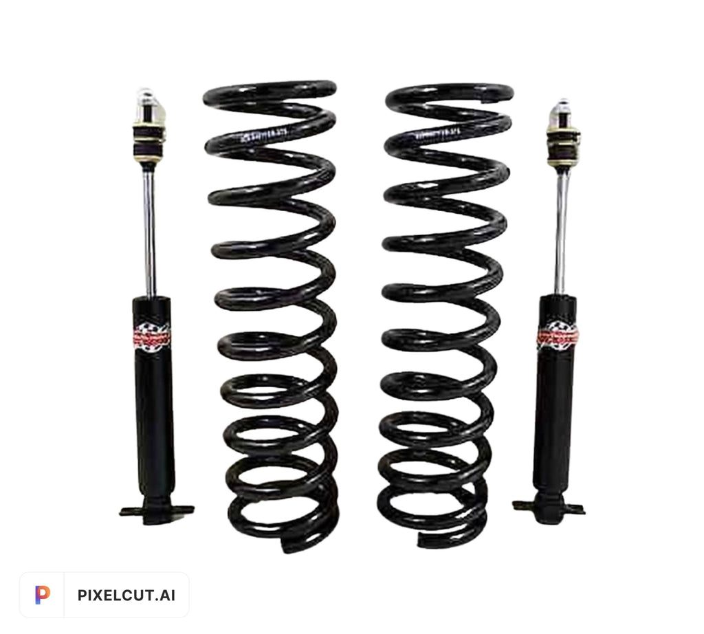 1955 1956 1957 Chevrolet Bel Air Front Coil Springs And Shocks - SAE-Speed