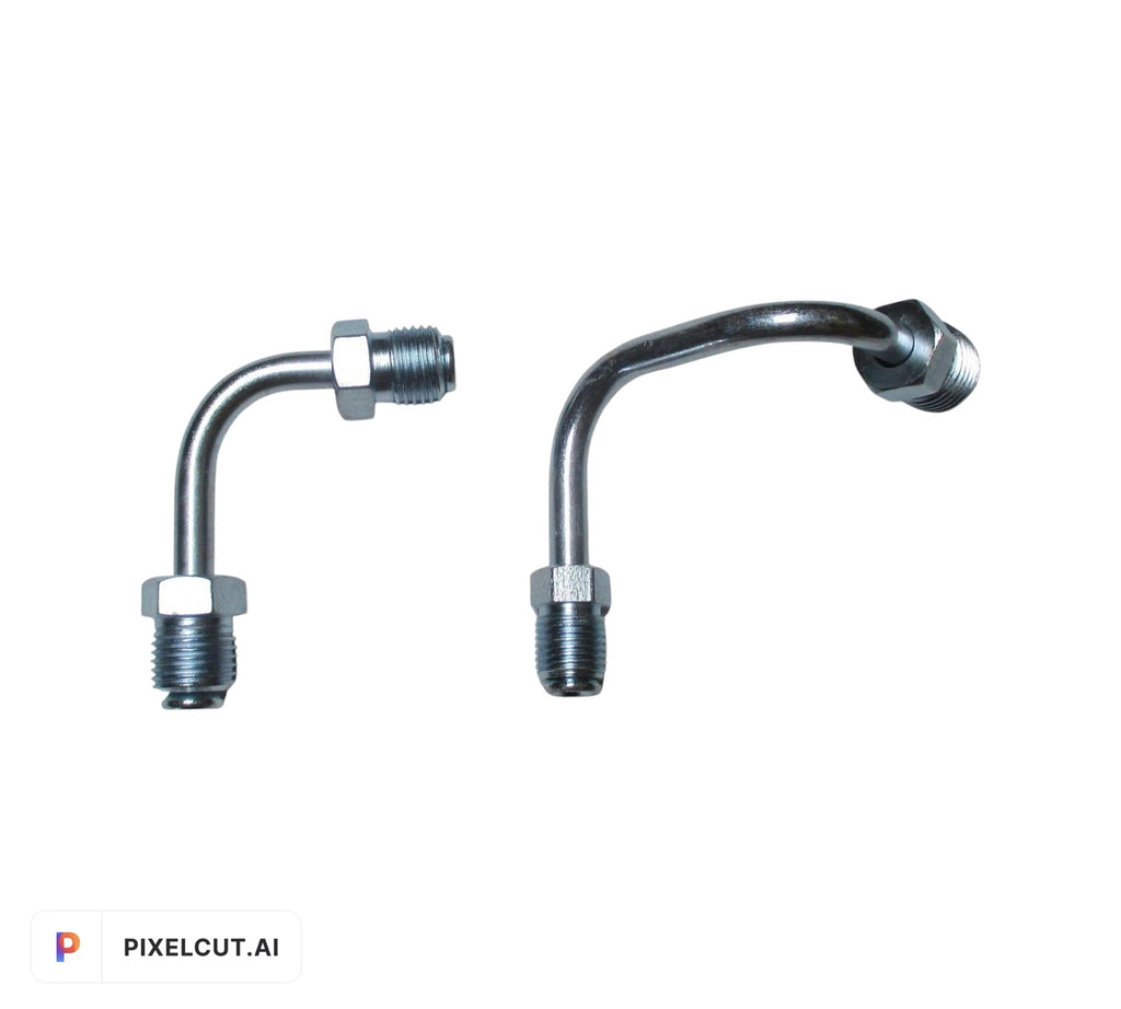 Steel Hard Brake Lines Zinc Finish Use For GM Proportioning Valve Master Cylinder - SAE-Speed