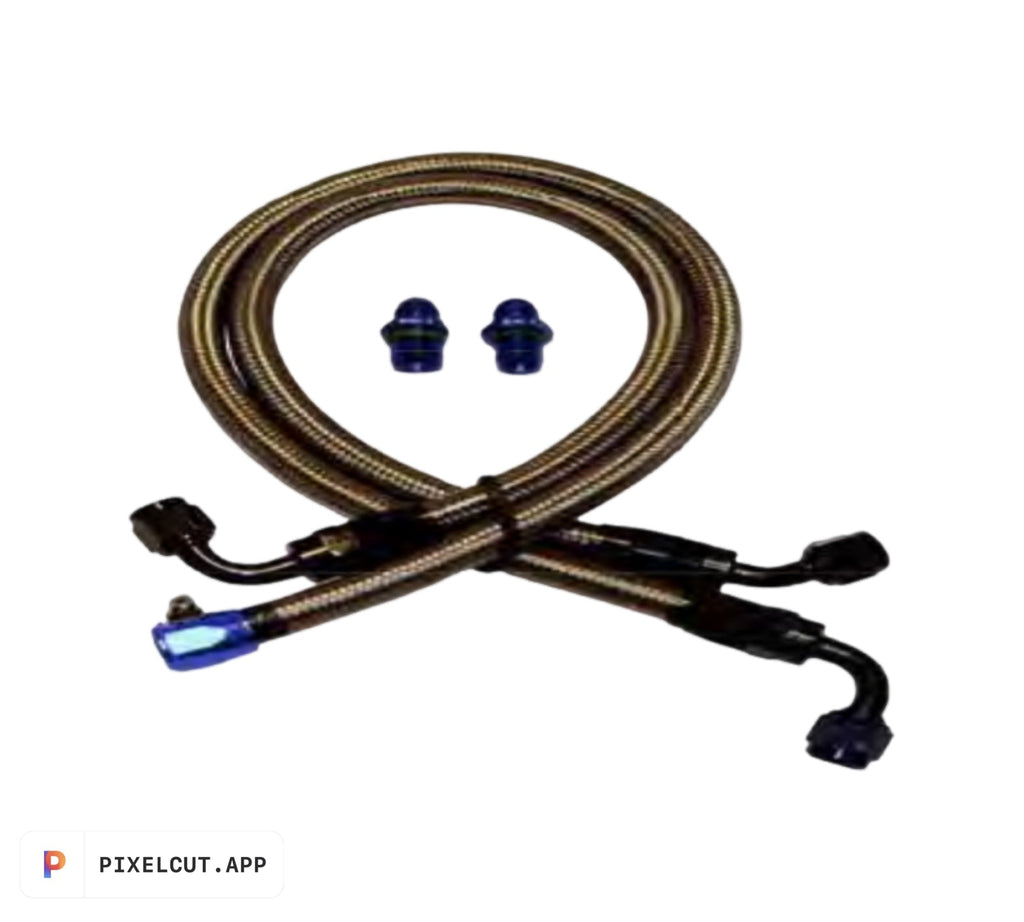 Stainless Steel Power Steering Hose Kit - SAE-Speed