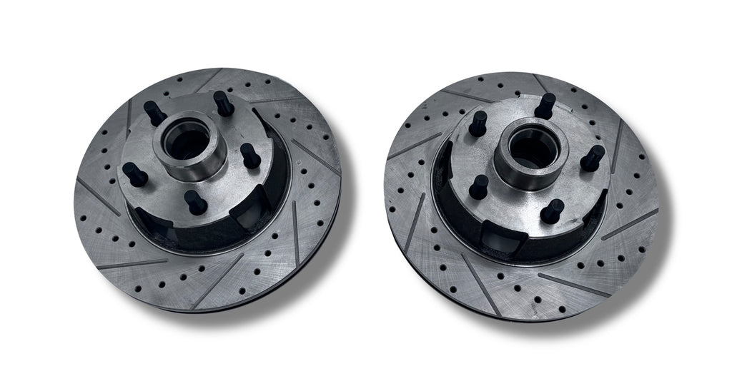 1967-1969 Ford Mustang V8 Front Disc Brake Conversion Kit w/ Master/Booster/PV2