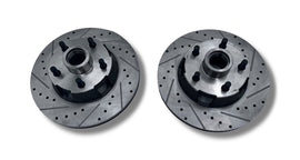 1967-1969 Ford Mustang V8 Front Disc Brake Conversion Kit w/ Master/Booster/PV2 - SAE-Speed