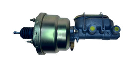 Dual 8 Inch Master Cylinder and Brake Booster Kit (Stock or Chrome Finish) - SAE-Speed