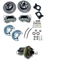 Load image into Gallery viewer, 1967-1969 Ford Mustang V8 Front Disc Brake Conversion Kit w/ Master/Booster/PV2