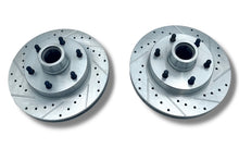 Load image into Gallery viewer, 63-87 Chevy C10 Rotors 6 Lug Drilled and Slotted (PAIR)