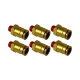 Air Suspension System 6 Brass Fittings 3/8