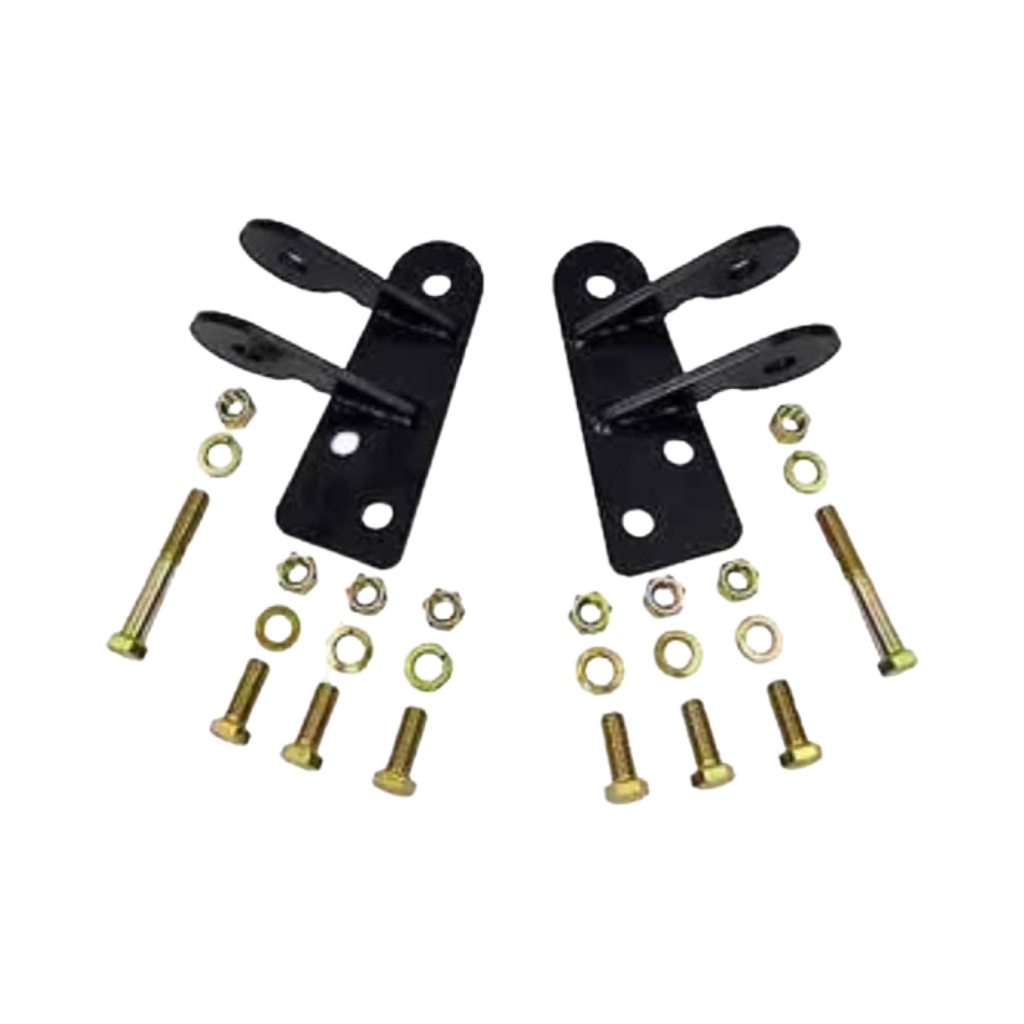 thumbnail image 2 of Rear Shock Relocation Brackets Kit For 1963-1972 Chevy C10 C20 & GMC C15 Pickup (Leaf Spring Suspension Not Compatible) 2 of 6
