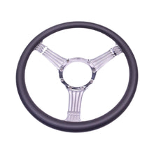 Load image into Gallery viewer, 14&quot; Chrome Billet Aluminum Banjo Steering Wheel Adapter Horn Button Black - SAE-Speed