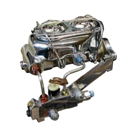 Disc Brake Master Cylinder and Proportioning Valve Kit, CHROME - SAE-Speed
