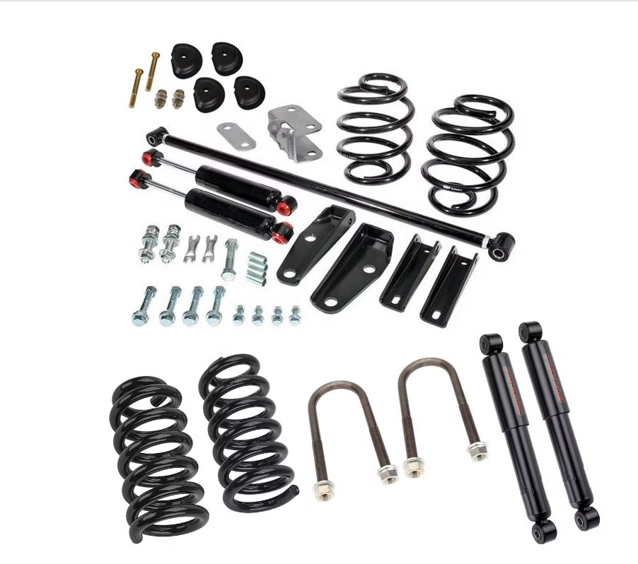1965-72 C10 Deluxe Lowering Kit 3 Inch Front / 5 Inch Rear Drop - SAE-Speed