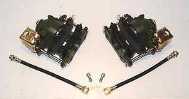 GM Rear Disc Brake Conversion E-Brake Calipers With Rear Brake Hoses - SAE-Speed