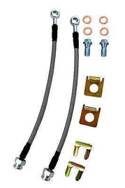 Stainless Steel Braided Brake Hose Rear Disc 10MM X1.5 Banjo Bolt Pair - SAE-Speed