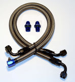 Stainless Steel Braided Power Steering Hose Kit for Ford T-Bird and Mustang 2 Rack And Pinion