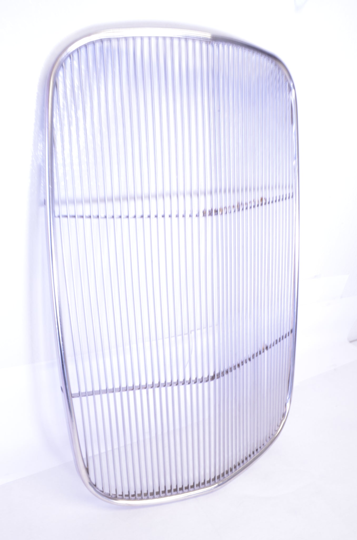 1932 Ford Full Height Steel Grill Shell & Stainless Insert – Smooth No Crank Hole