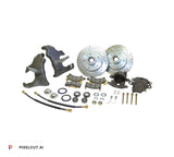 1955-1957 Chevy Tri Five Drop Spindle and Brake Upgrade Kit