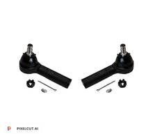 Load image into Gallery viewer, 2 Outer 4.5&quot; Extended Tie Rod Ends Mustang II 2 Manual Or Power Steering Rack - SAE-Speed