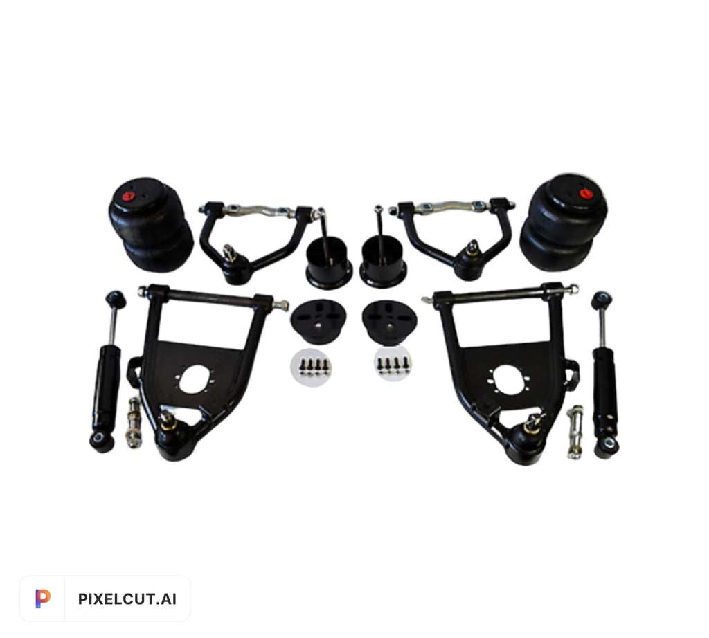 Mustang 2 II IFS Tubular Control Arms Air Bags Upper And Lower Shocks - SAE-Speed