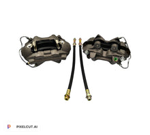 Load image into Gallery viewer, 64 65 66 Ford Mustang Front 4 Piston Disc Brake Calipers And Brake Hoses - SAE-Speed