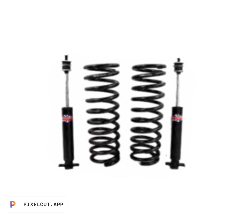 64-67 Chevrolet "A" Body Front Coil Springs Shocks Package - SAE-Speed