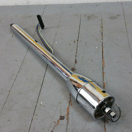 1955 - 1959 Chevy Truck 32 Chrome Tilt Steering Column No Key Floor Shift gm 6pcs kit - SAE-Speed