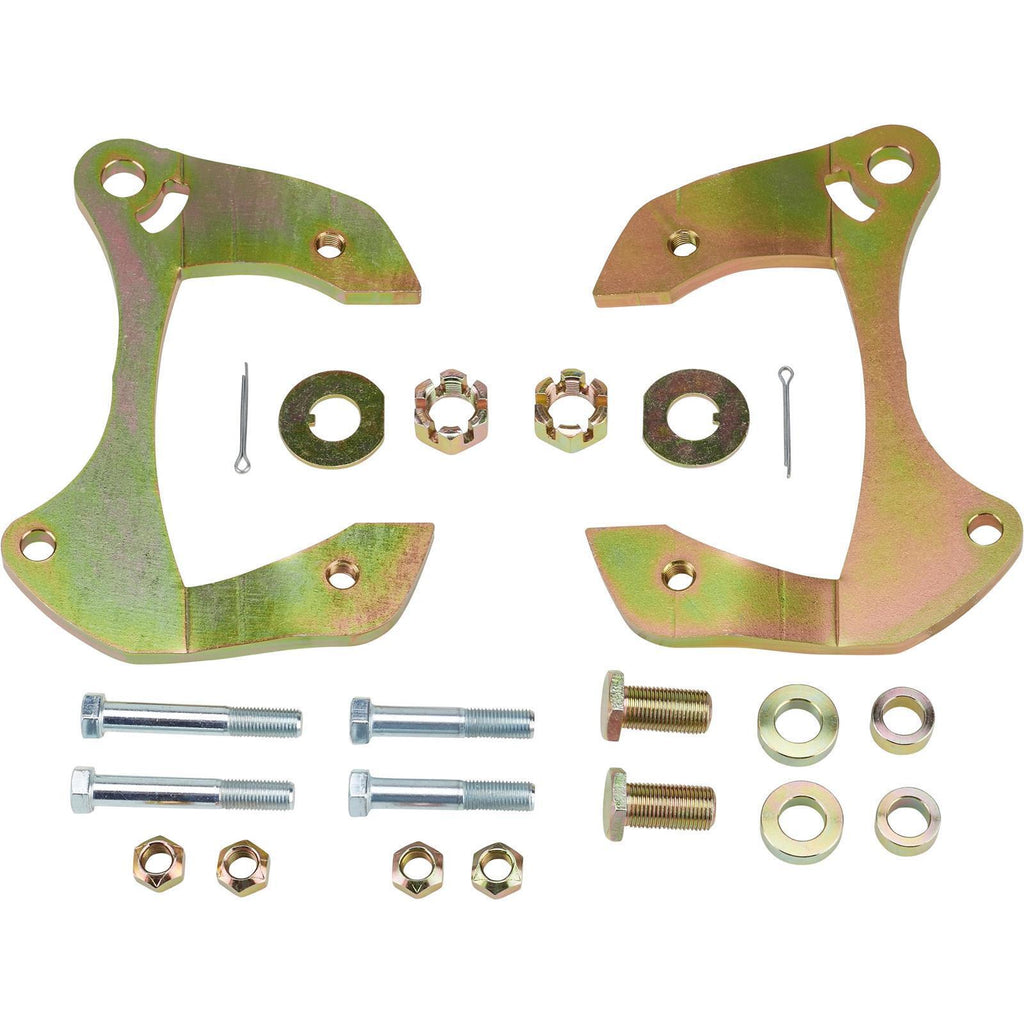 Deluxe Disc Brake Kit,1955-64 Chevy Full-size Car,Drilled/Slotted - SAE-Speed