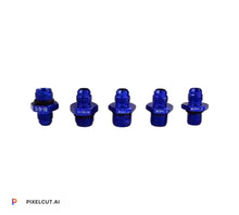 Load image into Gallery viewer, Power Steering Hose Fittings Blue Anodized - SAE-Speed